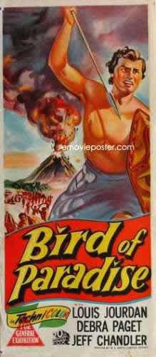 Bird of Paradise 1951 daybill